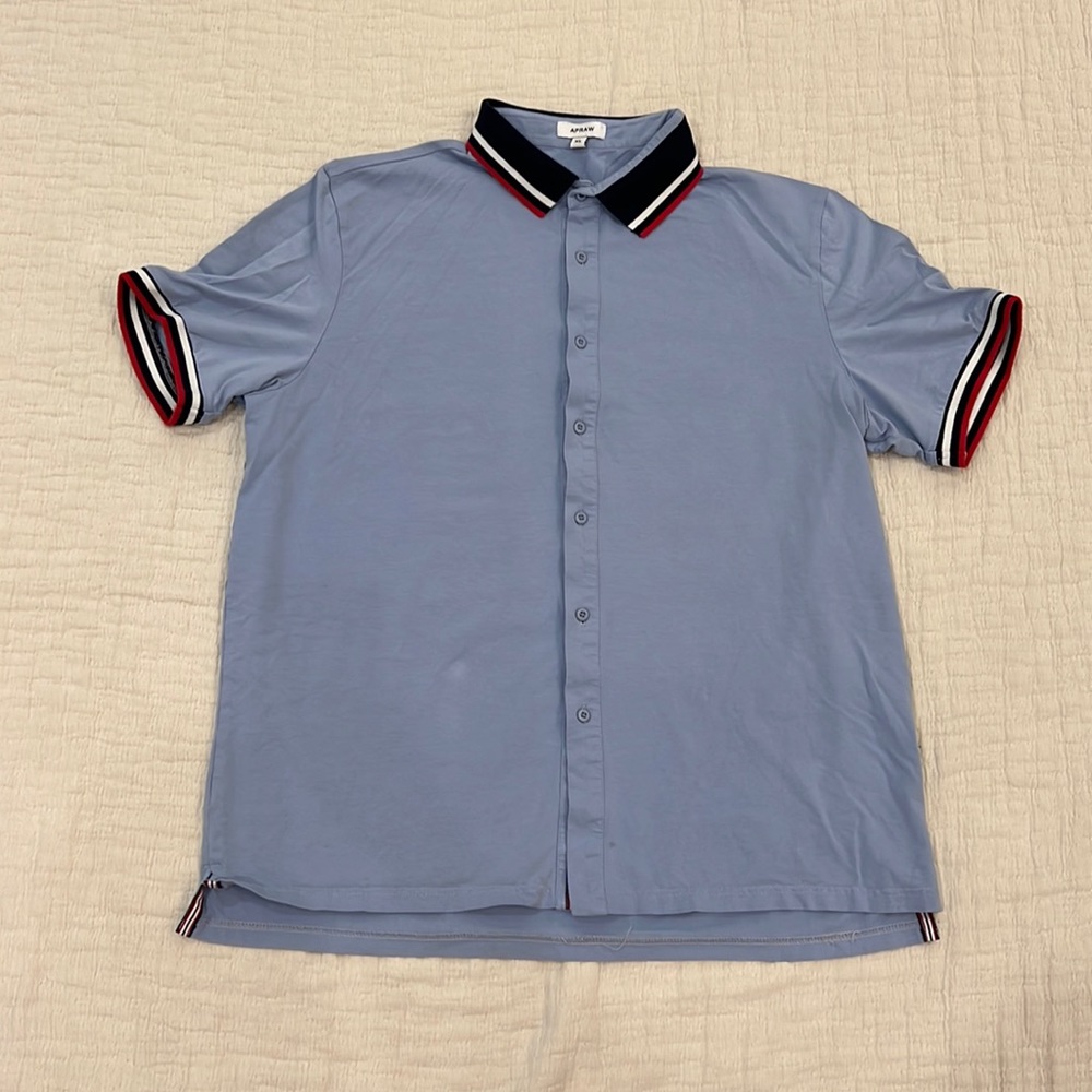 Apraw men polo shirt size xl